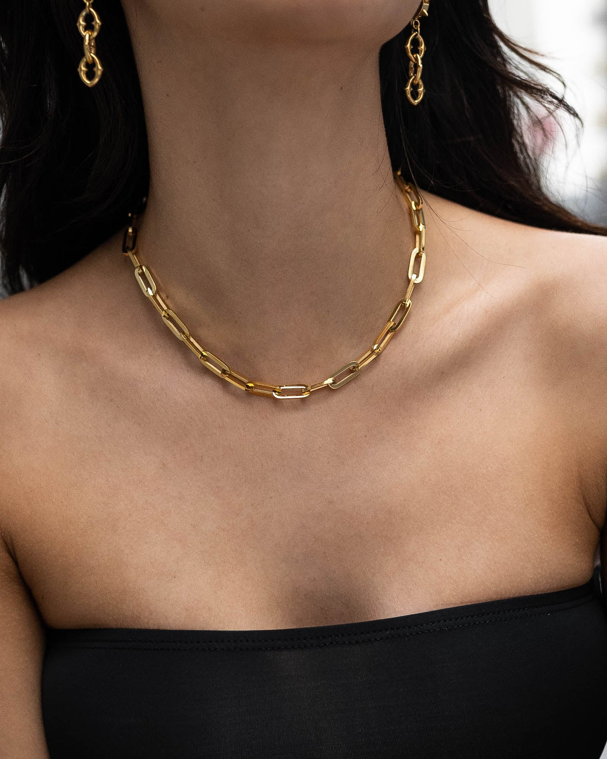 Paperclip Chain (Gold)