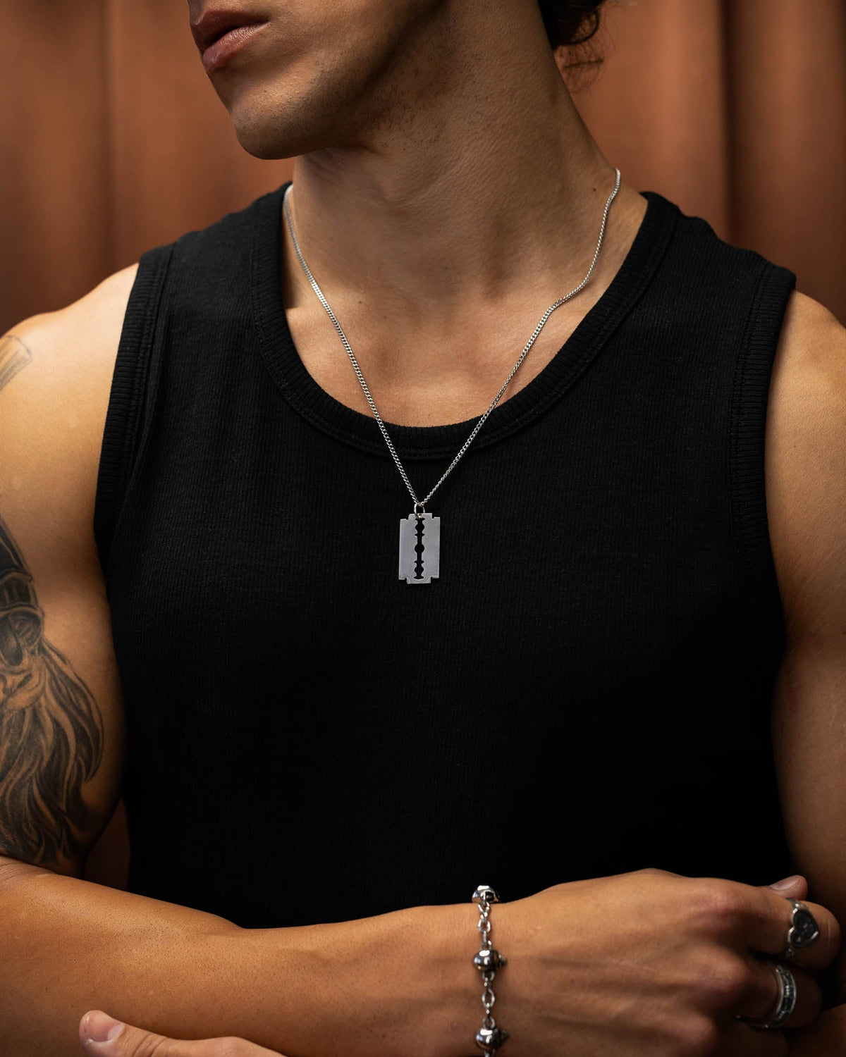 Razor Blade Pendant