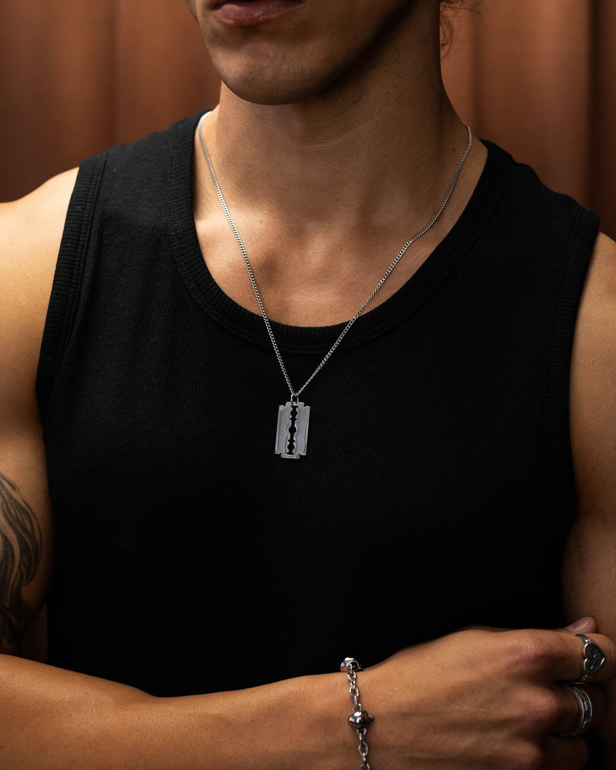 Razor Blade Pendant