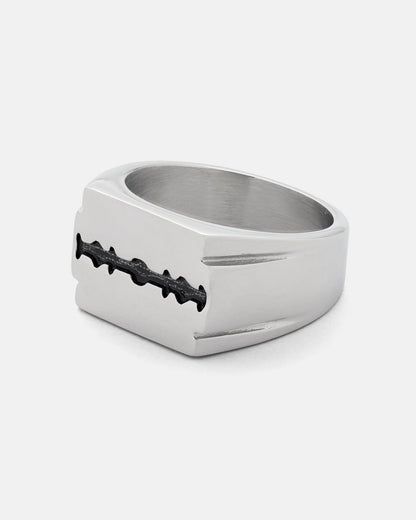 Razor Blade Signet Ring