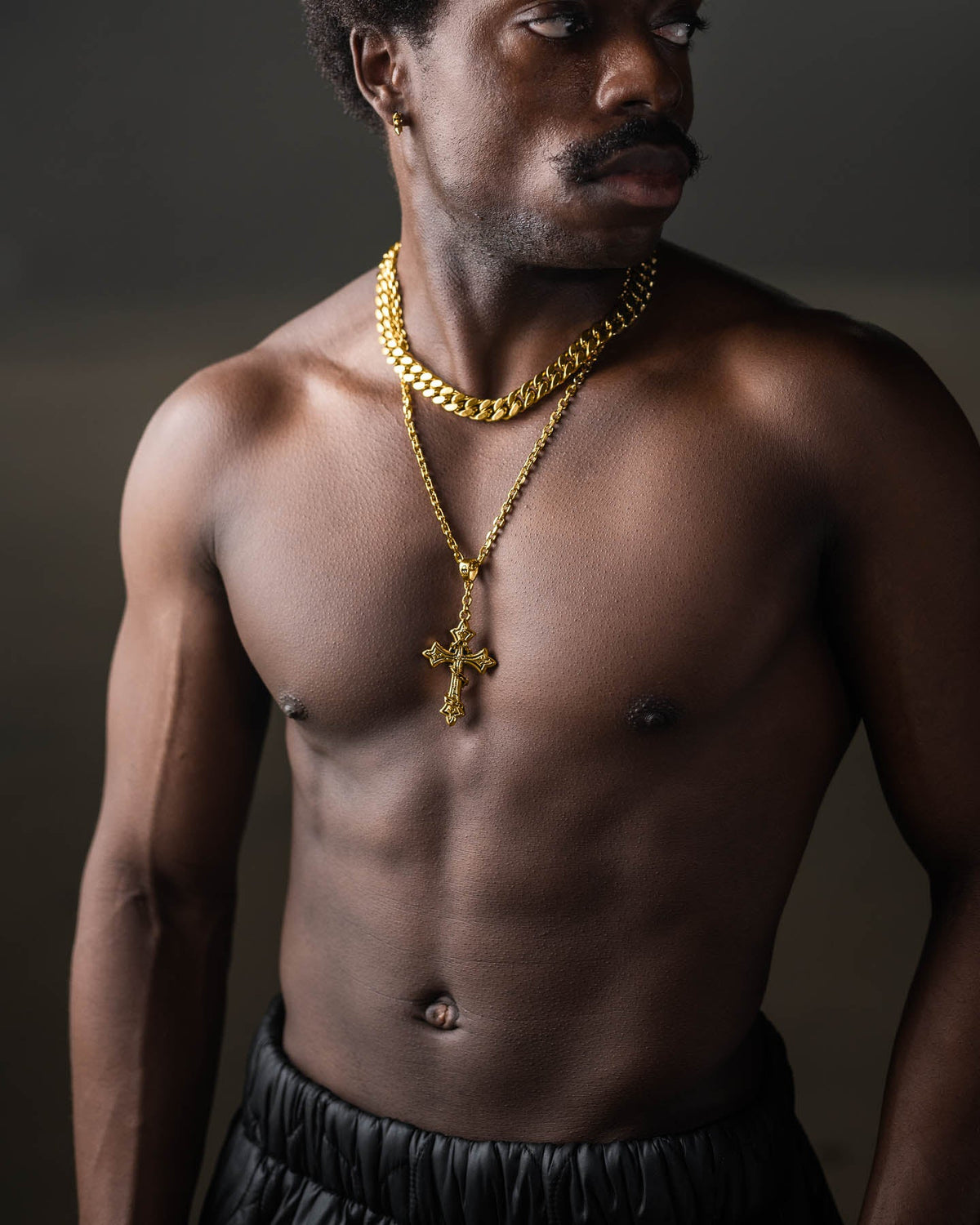 "The Ruins" Cross Pendant (Gold)