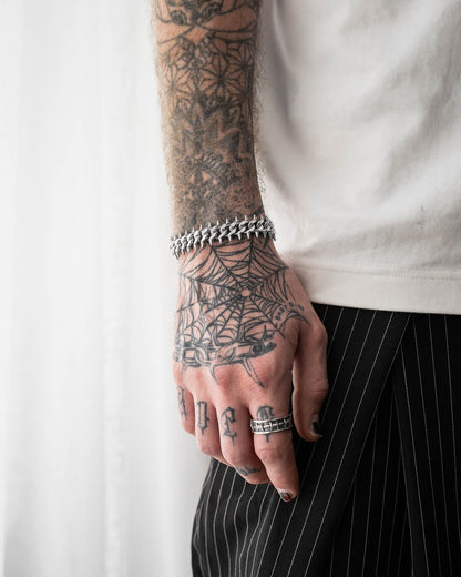 "Screwed Up" Spiked Cuban Bracelet