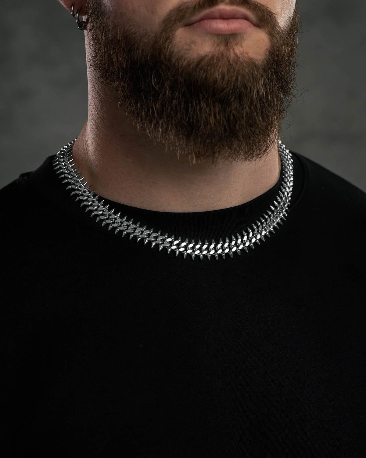 "Screwed Up" Spiked Cuban Chain