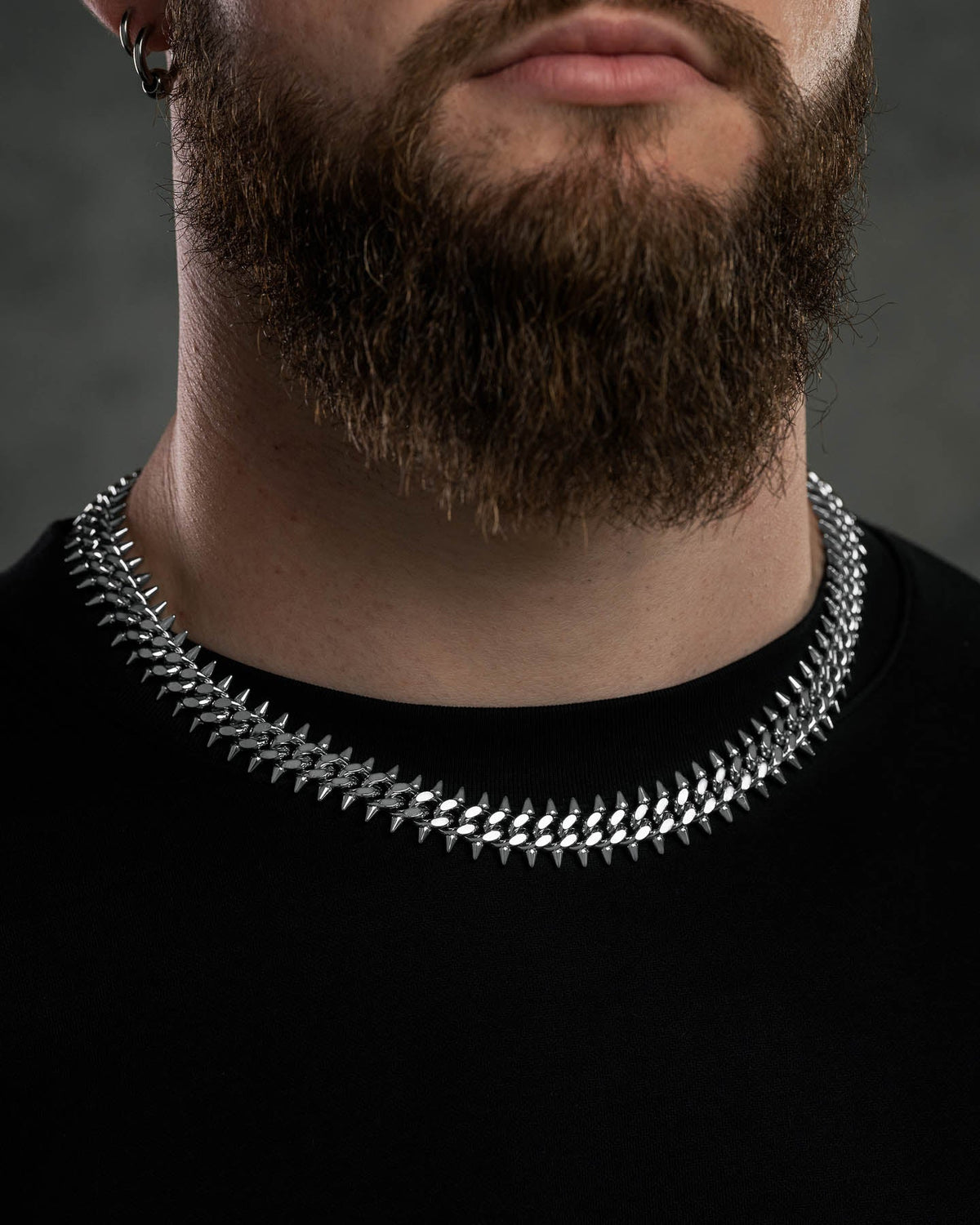 "Screwed Up" Spiked Cuban Chain