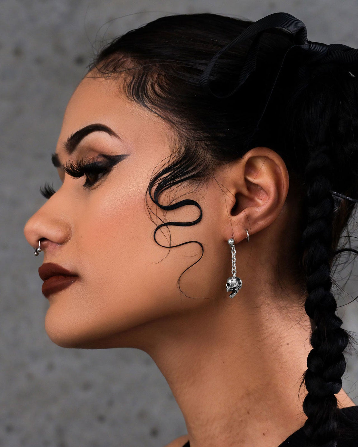 Skull Drop Earrings