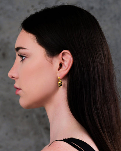 Skull Earrings (Gold)