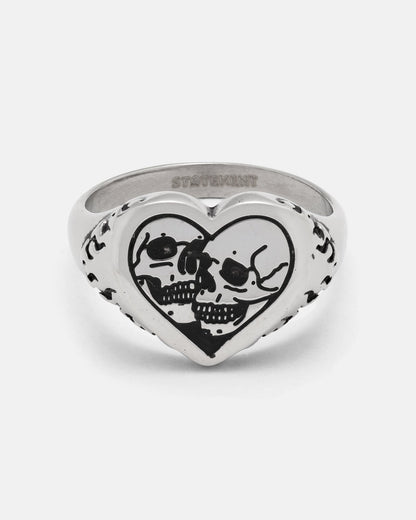 Skull Heart Ring