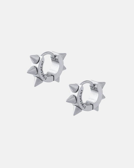 6mm Spiked Hoop Earrings