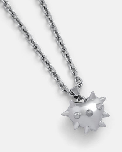 "Love Hurts" Spiked Heart Pendant
