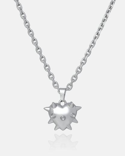 "Love Hurts" Spiked Heart Pendant