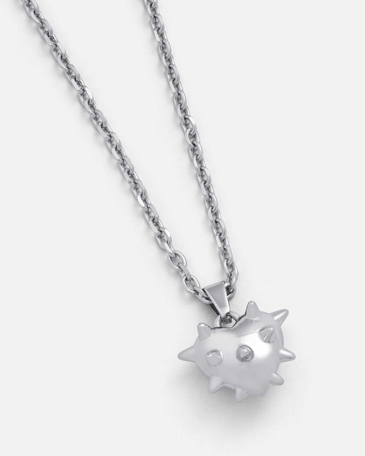 Mini "Love Hurts" Spiked Heart Pendant