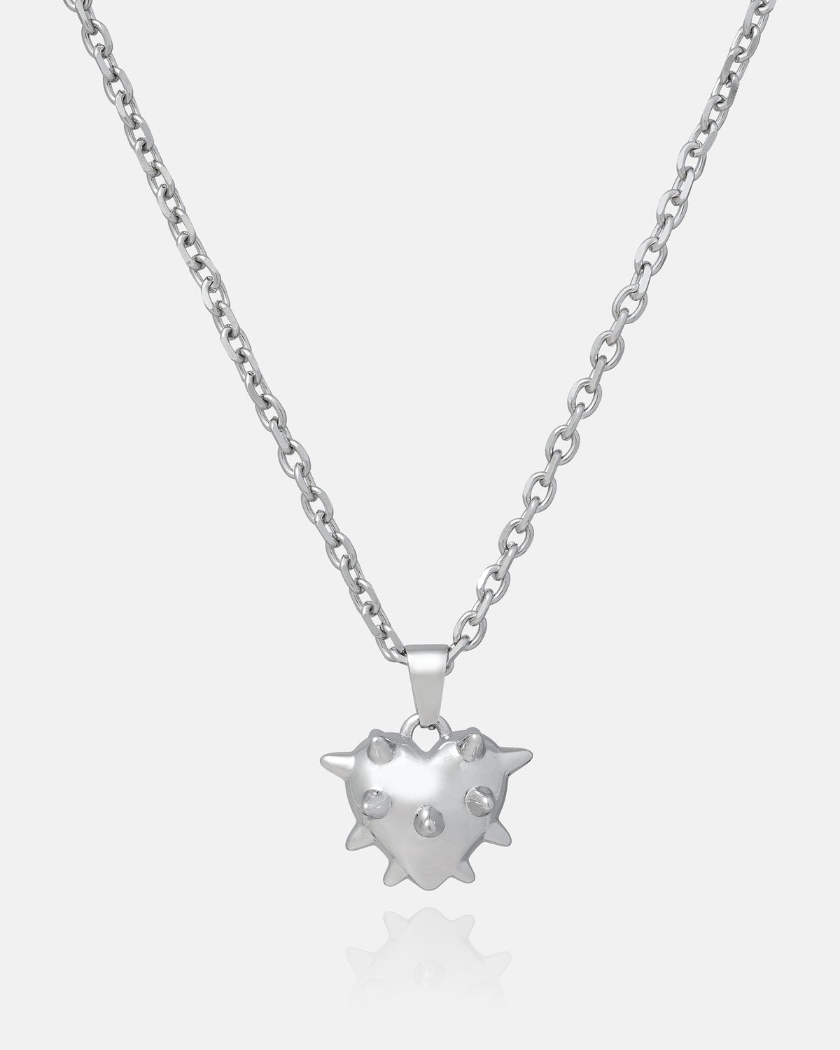 Mini "Love Hurts" Spiked Heart Pendant
