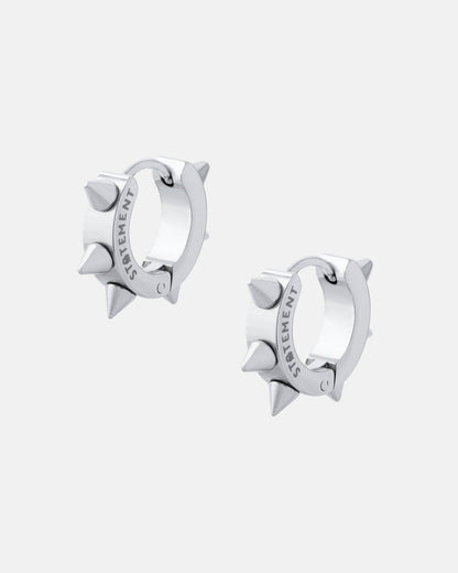 8mm Spiked Hoop Earrings