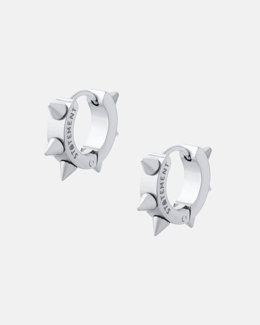 8mm Spiked Hoop Earrings
