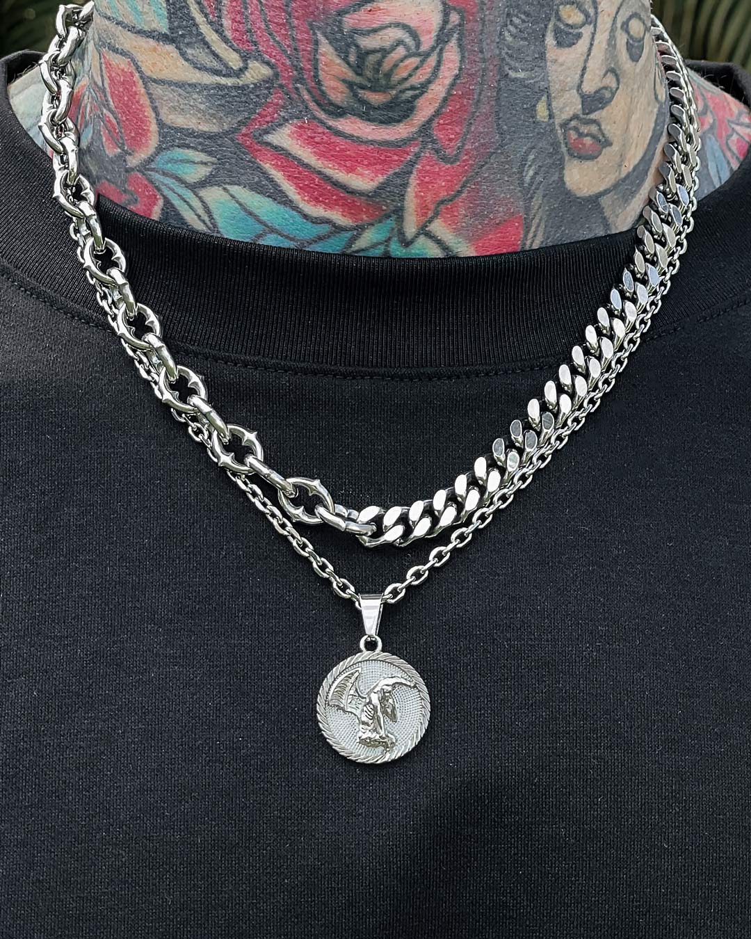 "Split" Cathedral Cuban Chain (Adjustable)