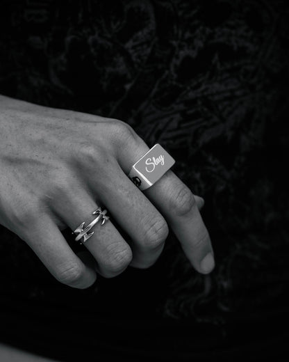 Statement Collective Signet Ring