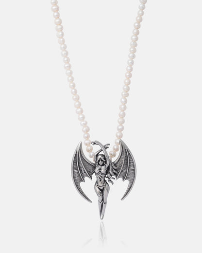 Freshwater Pearl Necklace With Custom Pendant Choice