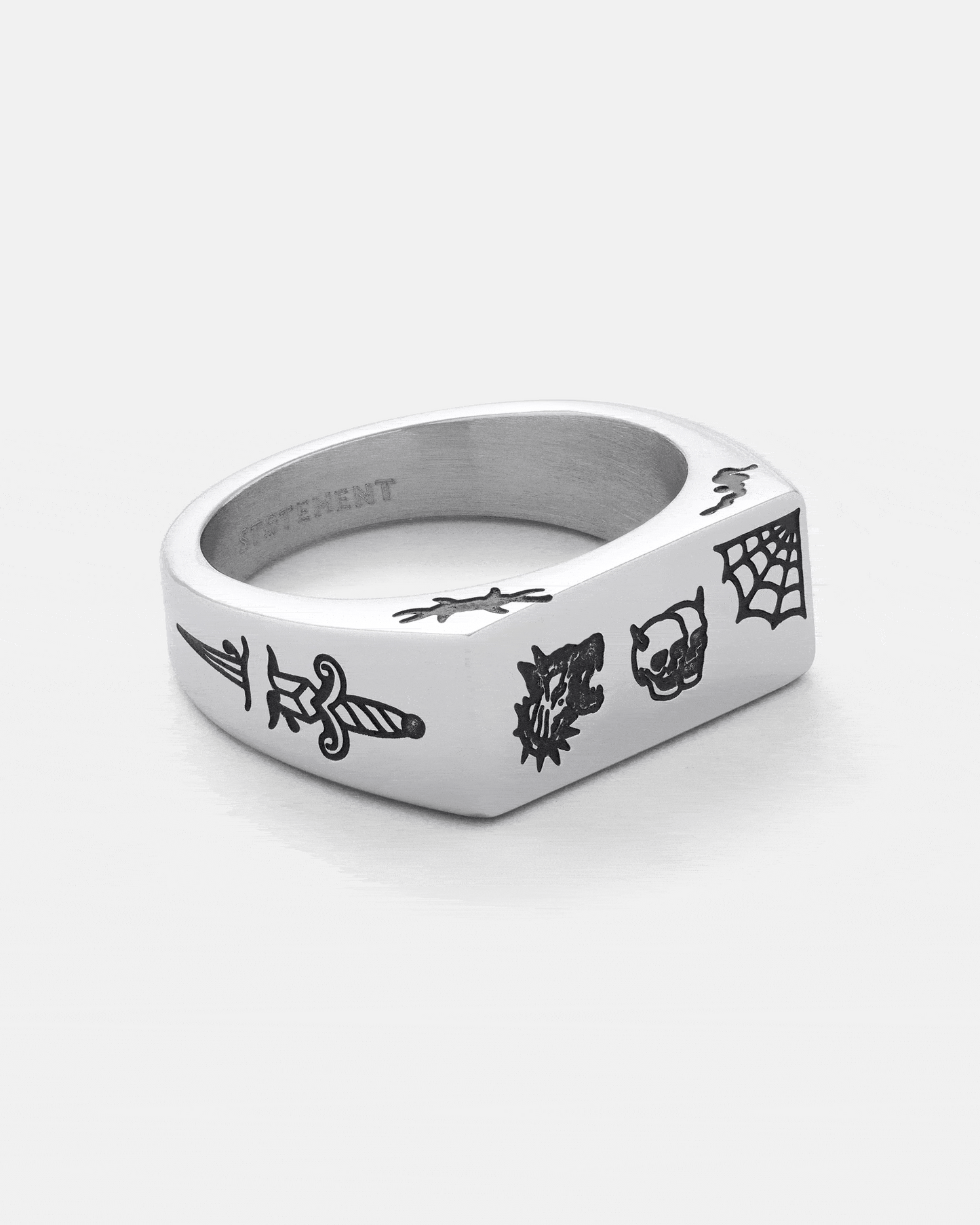 Tattoo Signet Ring