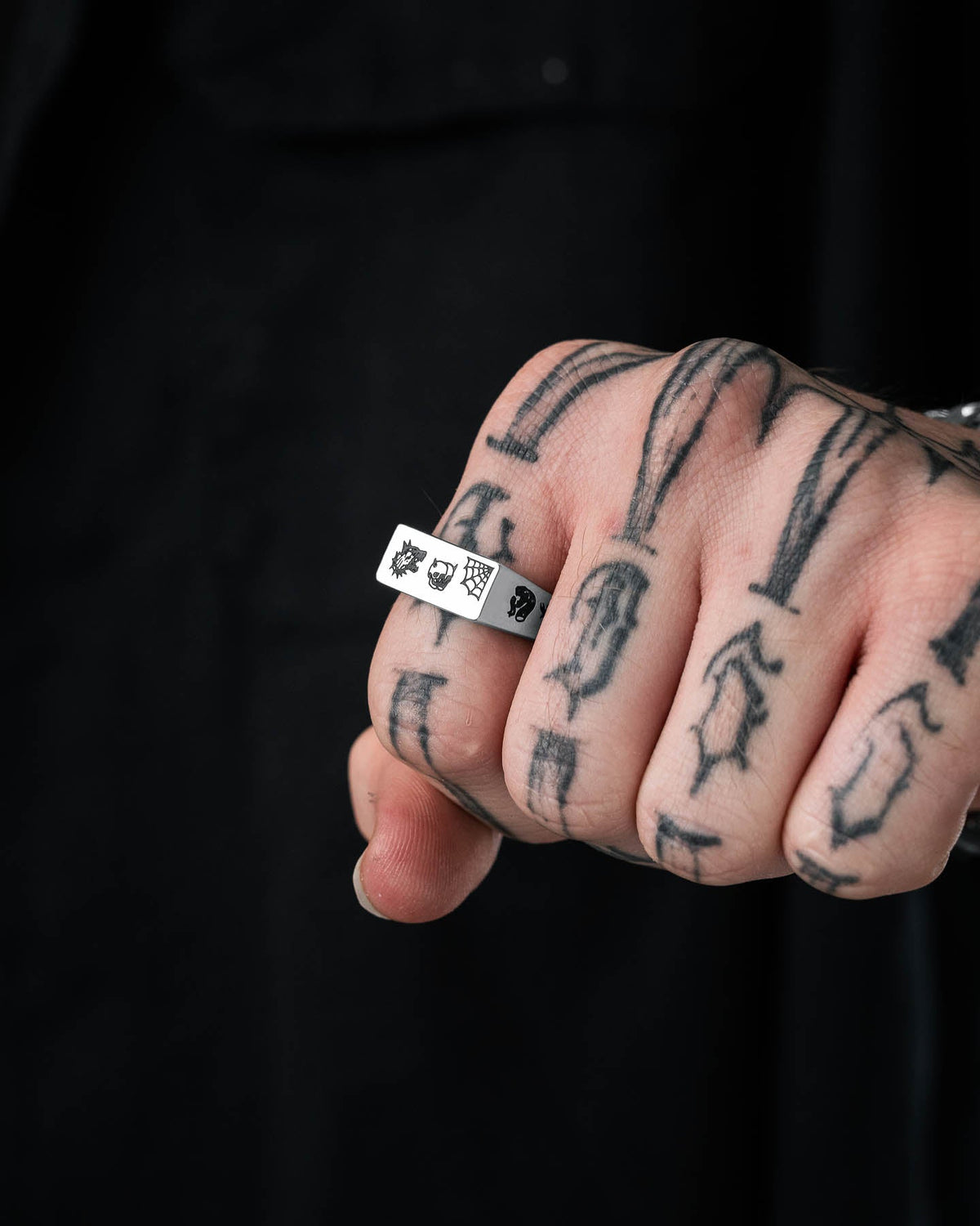 Tattoo Signet Ring