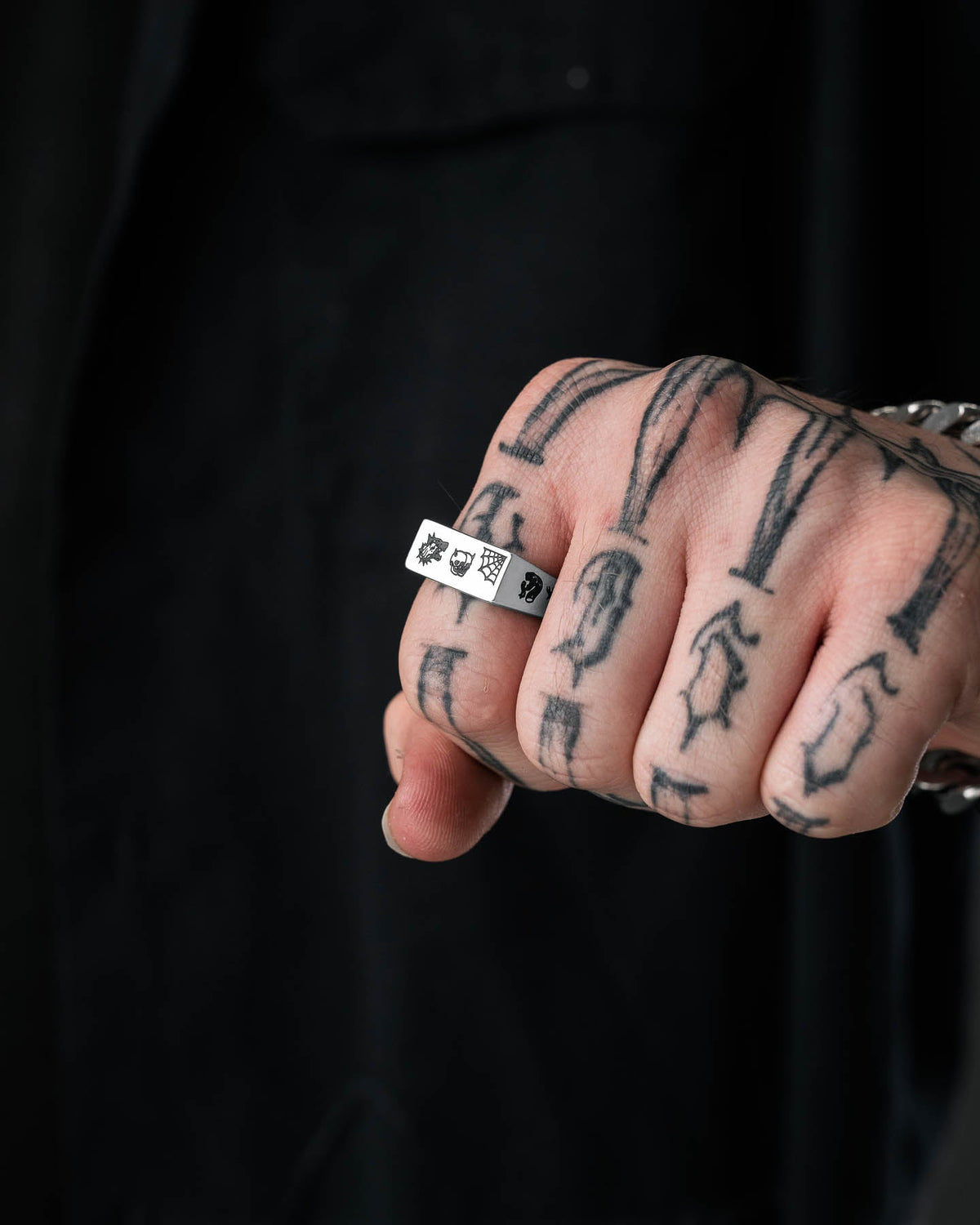 Tattoo Signet Ring