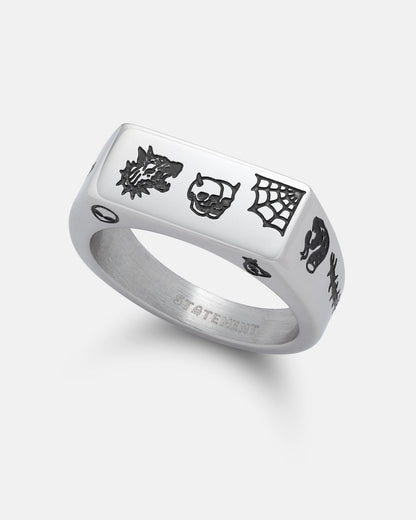 Tattoo Signet Ring